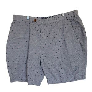 Brooks Brothers Mens Cotton Dress Short Size 36 8.5" Inseam‎ Blue White Green